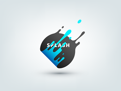 Circle splash circle design drip flow icon ink liquid logo paint shape splash vector