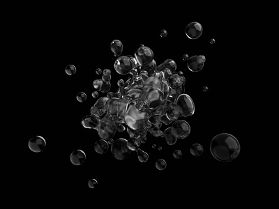 Liquid splash 3d abstract aqua blob chemical design drop fluid liquid render splash water