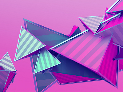 Shapes 3d abstract background cool design geometric graphic shape stripe triangle wallpaper