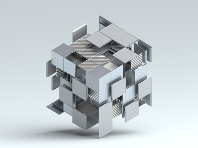 Shape 3d abstract background cool cube graphic design random render shape square stripe wallpaper