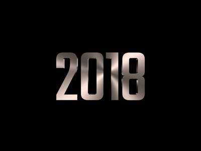 2018-2019 transition 2018 2019 3d animation background gold motion design new year number rotation spin video