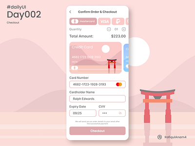 #dailyUI 002 | Checkout @RofiqulAnam4