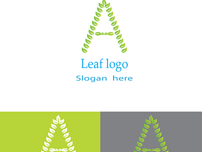 leaf logo 3d animation app branding design graphic design illustration logo motion graphics typography ui ux vector