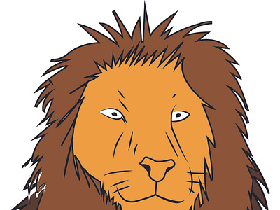 lion animation design graphic design logo typography