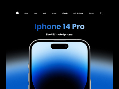 Iphone 14 Pro Landing Page Design