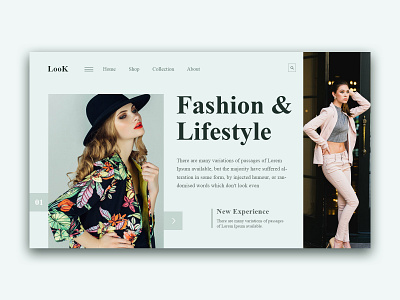 Fashion Lifestyle app branding design photographer ui uiux user experience design user interface design ux web web design web template website