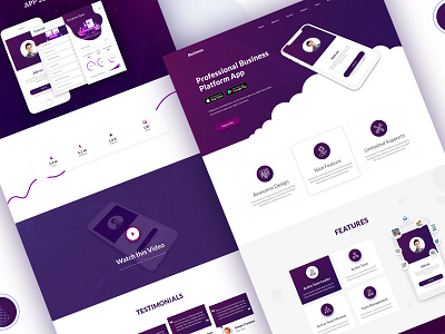 Business Platform Landing Page