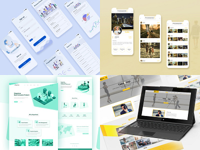 Top4Shots from 2018 app design icon illustration ios logo mobile ui uiux user experience design user interface design ux web web design web template website