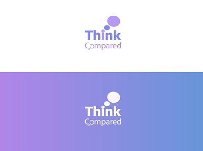 Think Compared design fiverr fiverr.com flat illustration illustrator instagram logo minimal typography vector