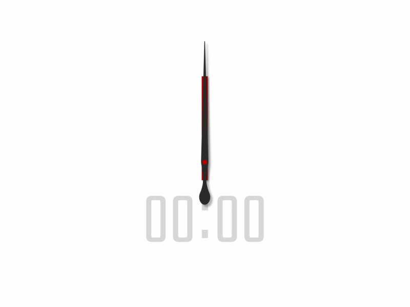 Clock animation app branding clock concept design flat graphic icon illustration illustrator inspiration minimal mobile simple ui ux vector web website