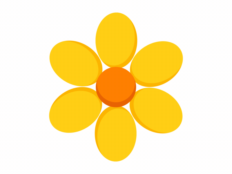 Flower loading animation app art arts branding design flat flower graphic icon illustration illustrator inspiration logo simple ui ux vector web website