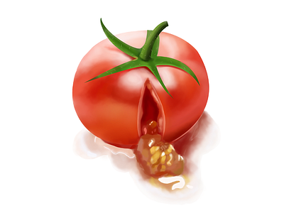 Tomato drawing