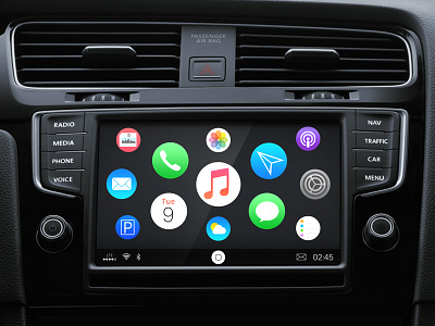 CarPlay Proposal (Home, Map, Music)