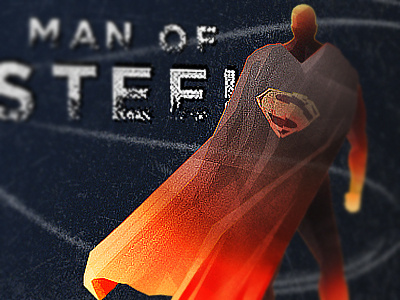 Man of Steel comic man metal poster steel superman