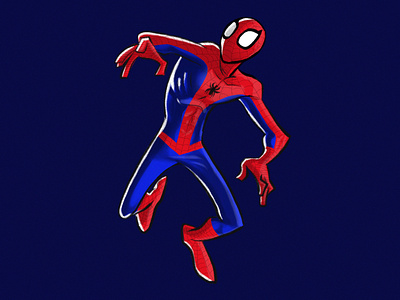Another Spider-Man? comic digital drawing illustration in progress marvel procreate spider man spider man spiderman spidey wip