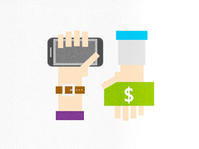Trade Your Tech hand hands in money phone tech trade watch