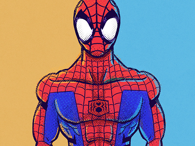 Spidey comic comic book comicbook halftone illustration marvel spider spider man spiderman spidey