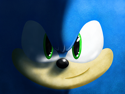 Sonic the Hedgehog hedgehog illustration ipad pro procreate sonic sonic movie