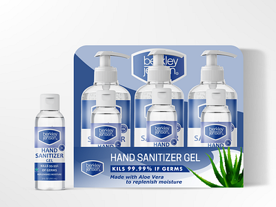 Hand Sanitizer packaging design