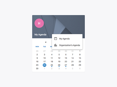 Calendar Widget - Sketch Freebie calendar designappsio freebie sketch widget