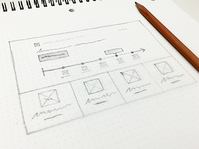 Home page Concept Sketch