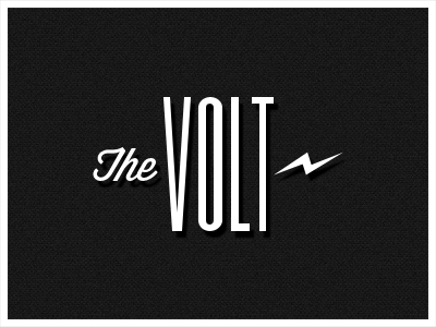 The Volt logo typography