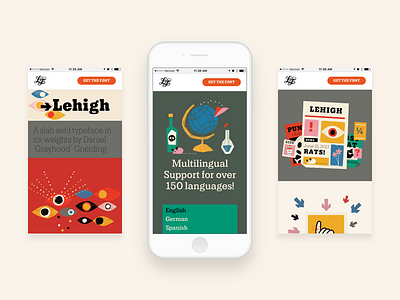 Lehigh - Mobile first web design