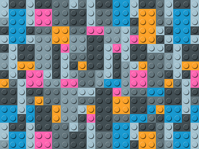 Lego background pattern illustration