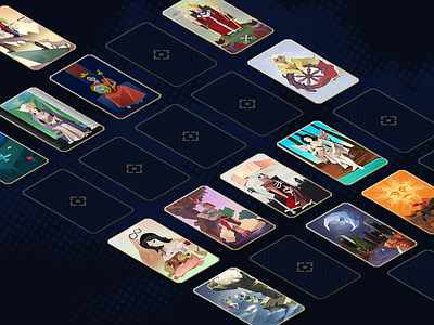 Paths - Tarot Cards art card design geometric illustration tarot vector