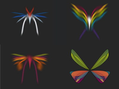 2018 algorithmic art bug butterfly computer art design generative generative art generative art illustration nullshape parametric procedural random