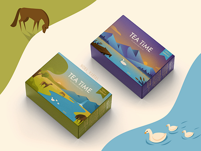 TEA TIME | Packaging and logo design for a tea company