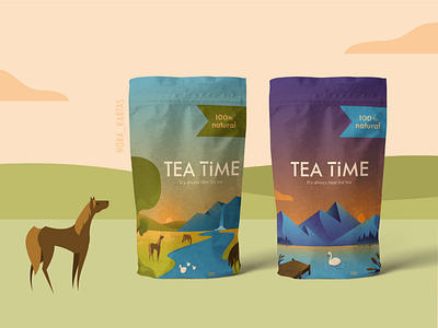 TEA TIME | Packaging and logo design for a tea company by Nora Kartas ...