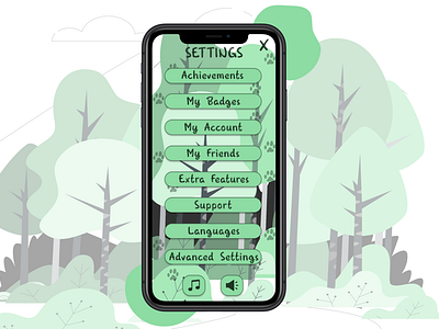 Settings UI Daily UI Challange Day 7