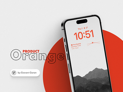 Product Orange design graphic design wallpaper