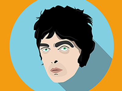Noel Gallagher illustration portrait