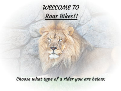 Roar Bikes - scroll down - Web Design adobe xd design ui design ux design web design