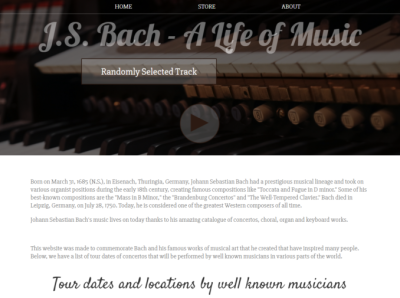 J.S. Bach - A Life of Music - Web Development (1)