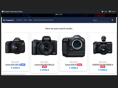 Costas Commerce Store - Web Development (5)