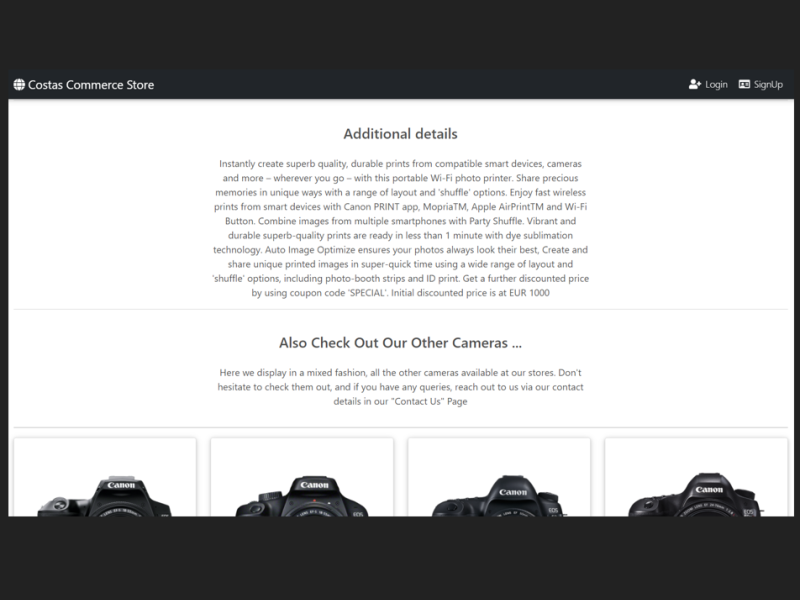 Costas Commerce Store  Development (7) by Ezekiel Carvalho on Dribbble