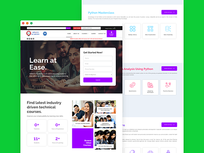 Abnico Academy - A Education Institute Website bootstrap css html responsive design theme customization web design web development wordpress