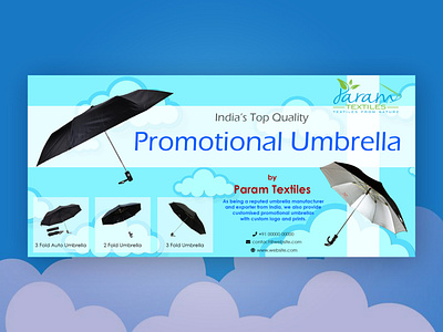 Banner for Umbrella Company adobe photoshop adobe photoshop cs6 banner banner design cs6 photoshop umbrella