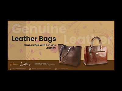 Banner for Leather Fashion Bags