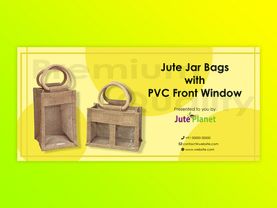Banner for Jute Jar Bags