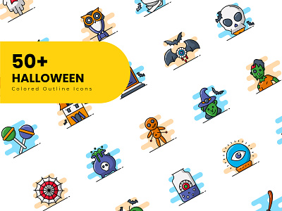 Halloween icons october