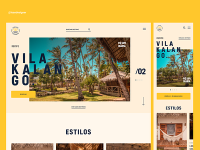 Site Ambev - Corona Paradise ambev app design landingpage product design site ui uidesign