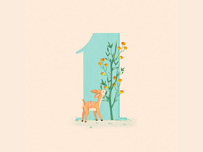 1 - 36 Days of Type 1 36daysoftype animals bambi cute deer design fawn flowers illustration nature numbers photoshop primavera spring travel visual yellow