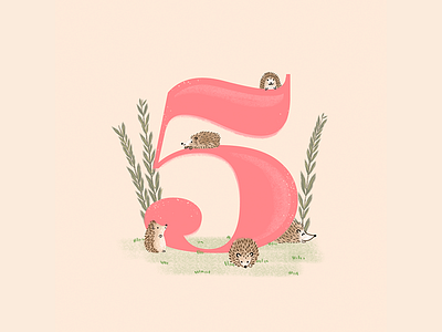 5 - 36 Days of Type 36daysoftype animals cute design hedgehog illustration italy nature spikes travel visual