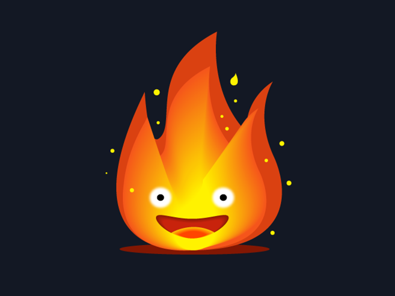 Calcifer by Ankita Bhasme on Dribbble