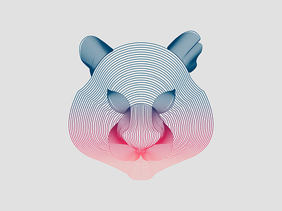 Lines blend colors gradient illustrator subtle tiger tool