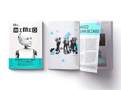 Wired Italy design editorial graphic identity illustration indesign italy magazine milan visual wired workshop